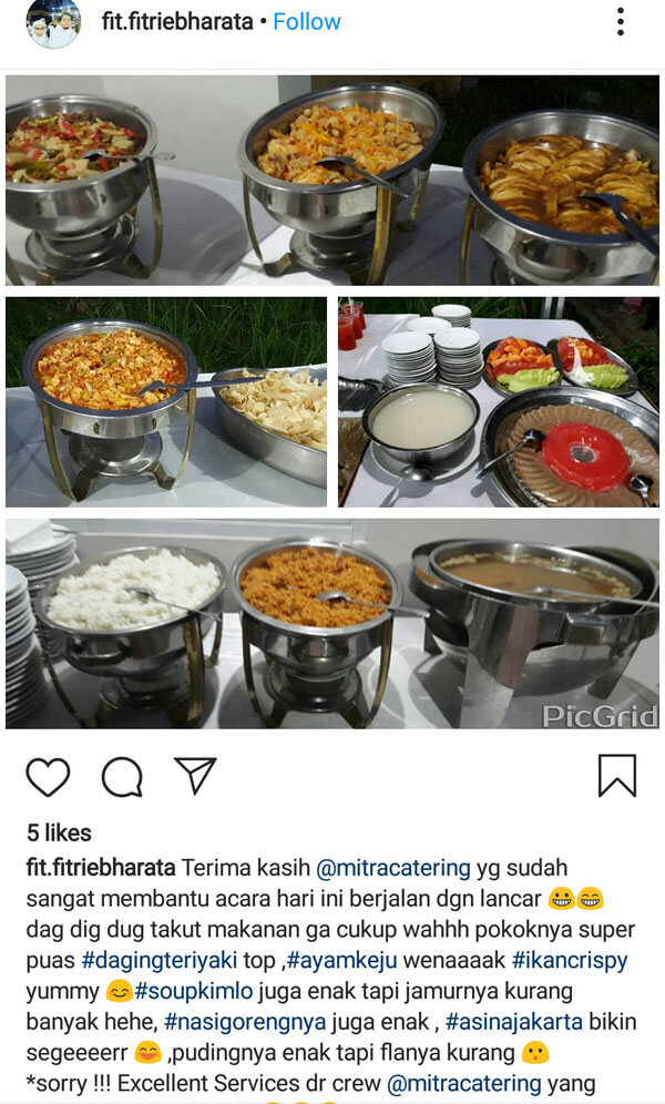 paket catering pernikahan murah di Jakarta 2024